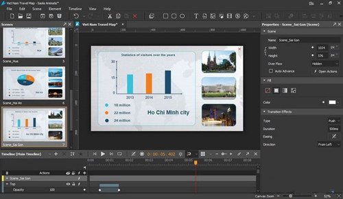 用saola创建简单的HTML5动画