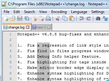Notepad++选择一竖行代码批量替换教程