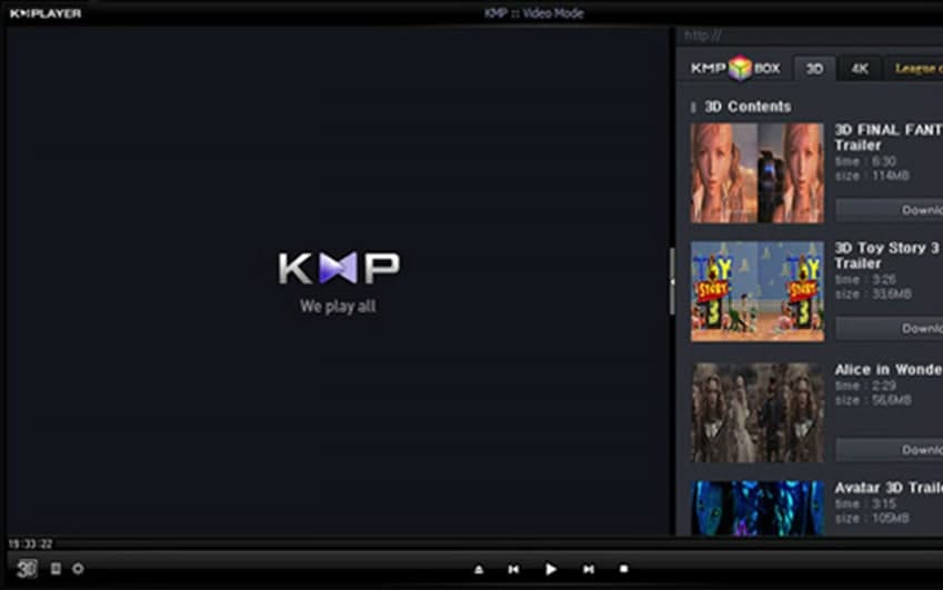 KMPlayer播放器绿色版软件特色