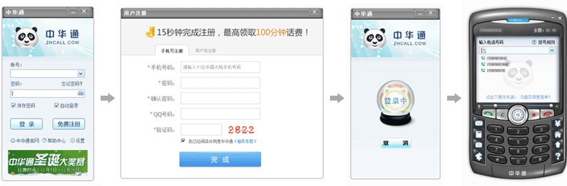 中华通网络电话安装教程和功能介绍