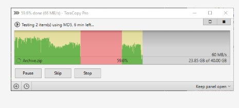 图：TeraCopy